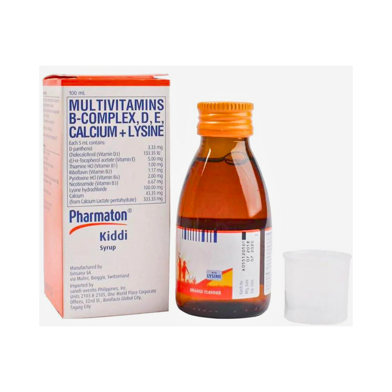 Pharmaton Kiddi Multivitamins Syrup 100ml
