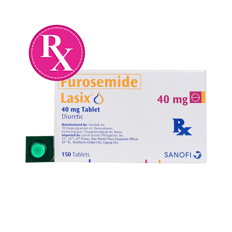 Lasix Furosemide 40mg Tablet By 1's