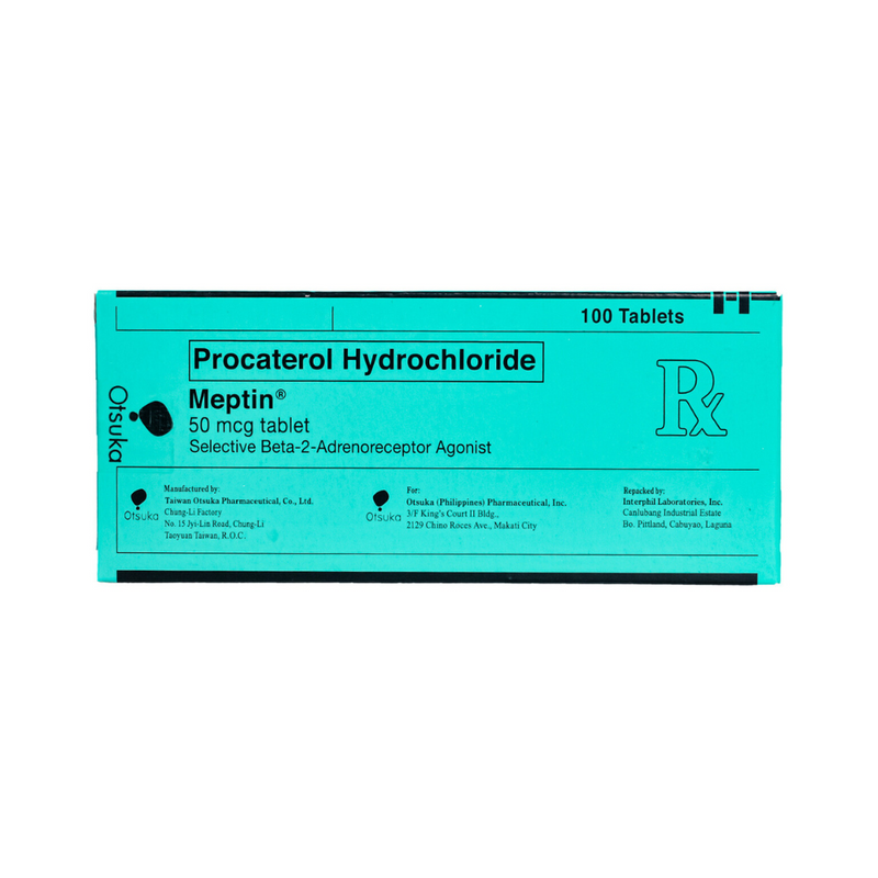 Meptin Procaterol Hydrochloride 50mcg Tablet By 1's