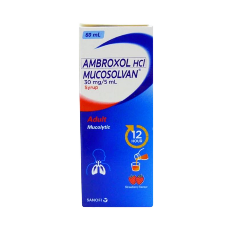 Mucosolvan Ambroxol 30mg/5ml Syrup 60ml