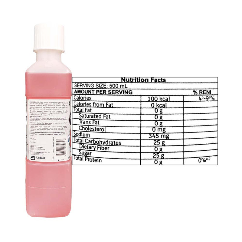 Pedialyte Mild 30 Strawberry 500ml