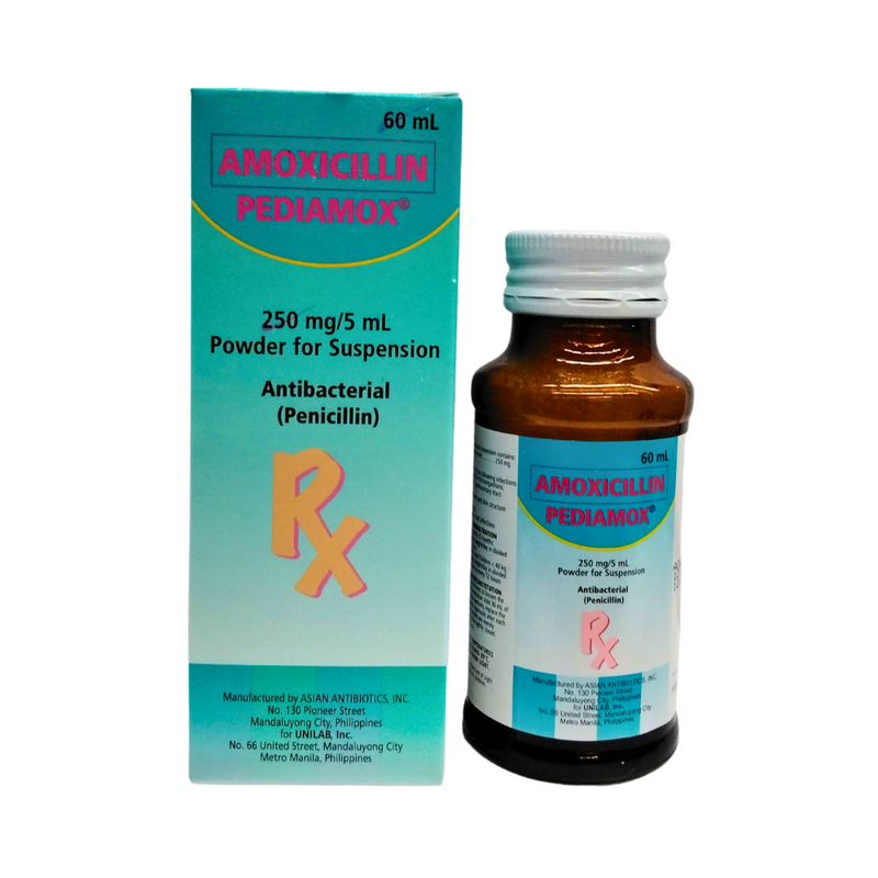 Pediamox Amoxicillin 250mg/5ml Suspension 60ml