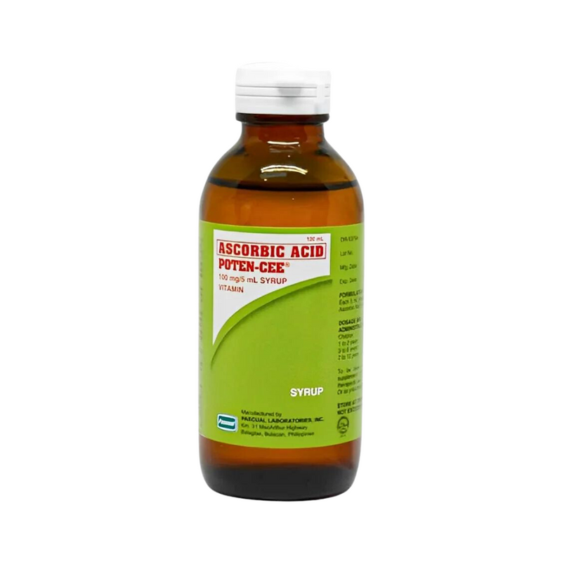 Poten-Cee Ascorbic Acid 100mg/5ml Syrup 120ml