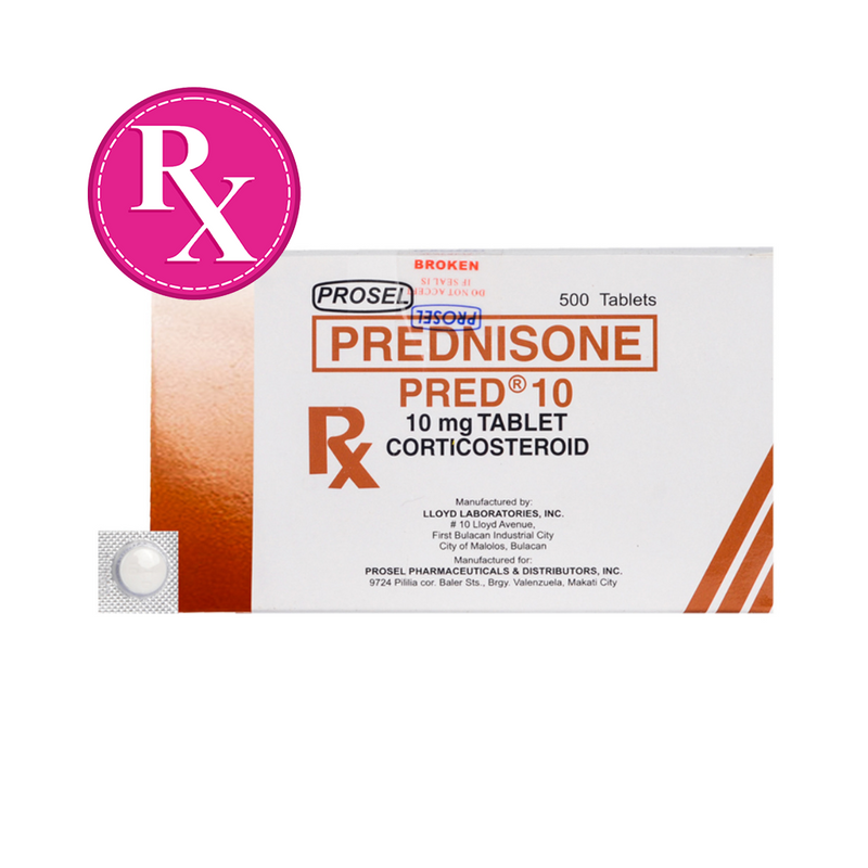 Prednisone 10mg Film-Coated Tablet 1's
