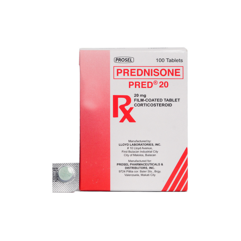 Prednisone 20mg Film-Coated Tablet 1's