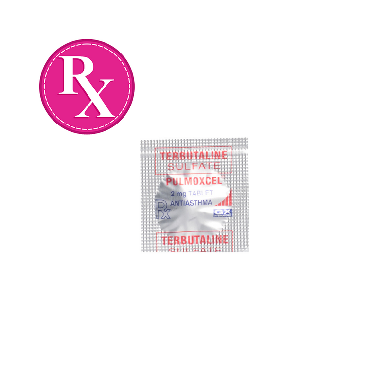 Pulmoxcel Terbutaline Sulfate 2mg Tablet By 1's
