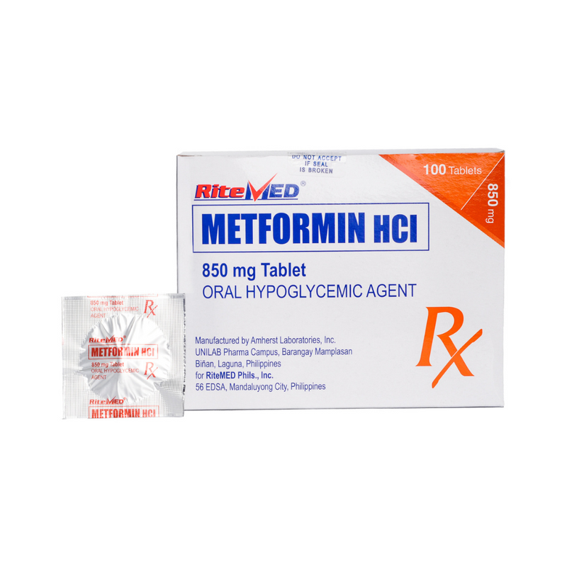 Ritemed Metformin Tablet 850mg 1's