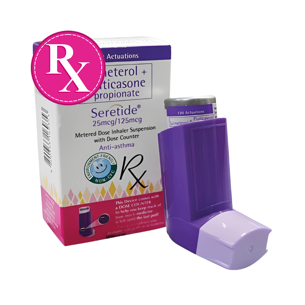 Seretide Inhaler 25mcg/125mcg Suspension 120 Doses