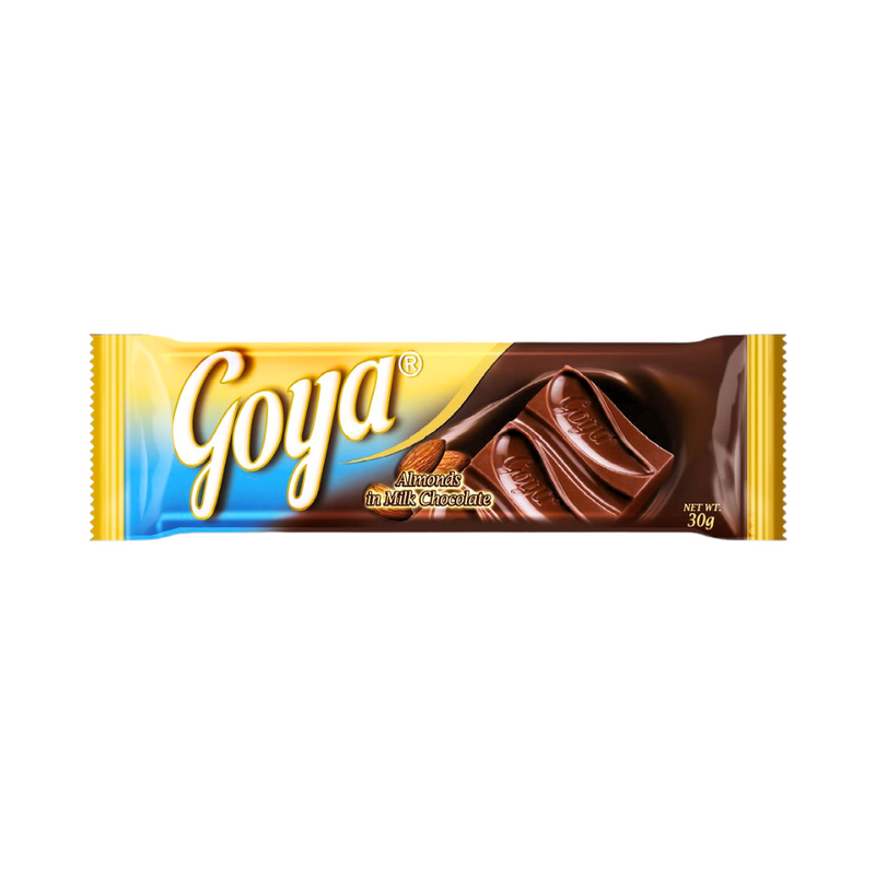 Goya Bar Milk Chocolate Almonds 30g