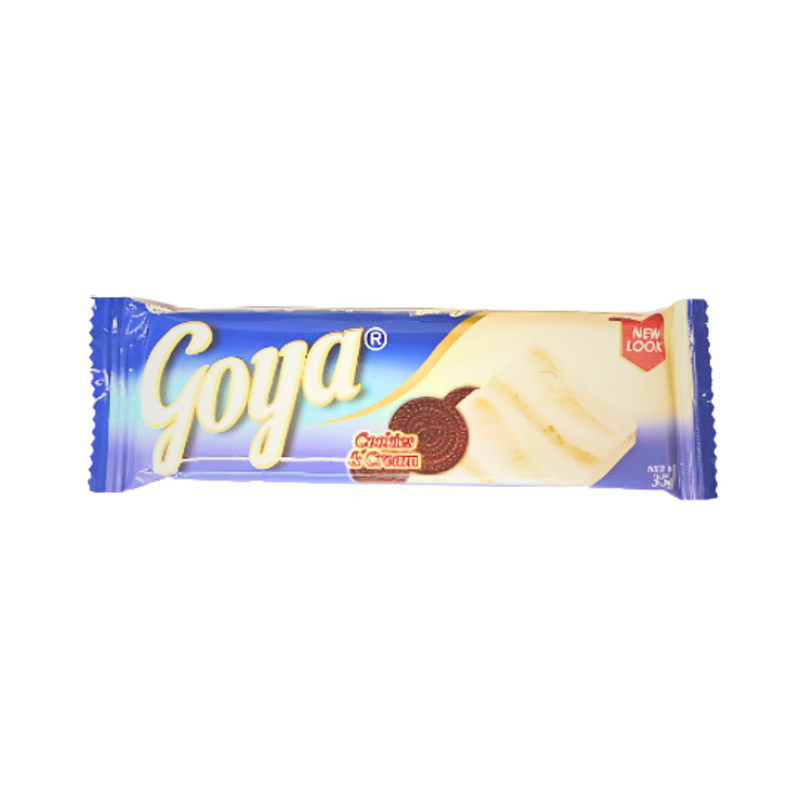 Goya Bar Milk Chocolate Cookies And Cream 30g