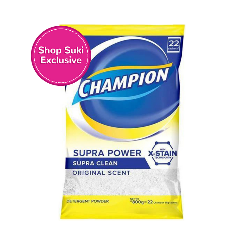 Champion Supra Power Detergent Powder Supra Clean Original Scent 800g