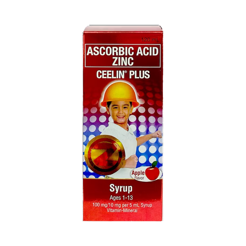 Ceelin Plus Ascorbic Acid With Zinc Syrup 120ml