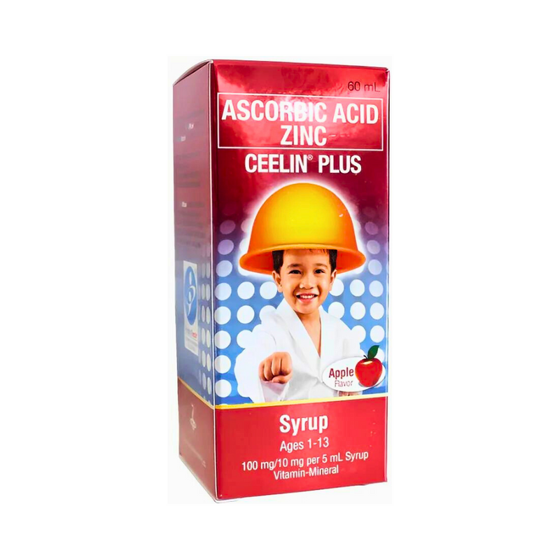 Ceelin Plus Ascorbic Acid With Zinc Syrup 60ml
