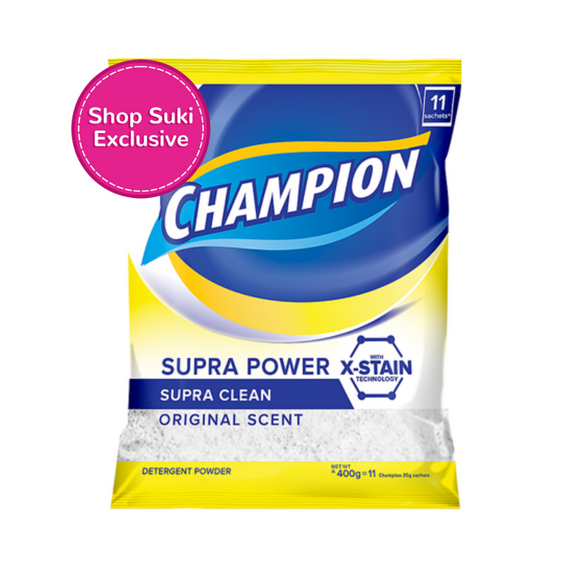 Champion Detergent Powder Supra Power Supra Clean Original Scent 400g