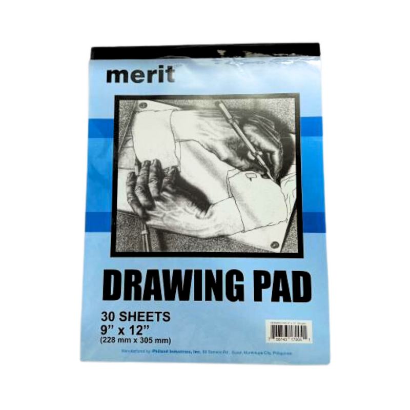 Merit Drawing Pad 229 x 305 30 Leaves