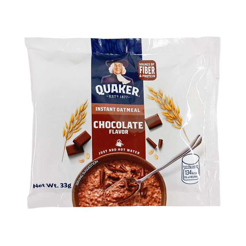 Quaker Chocolate Instant Oatmeal 33g