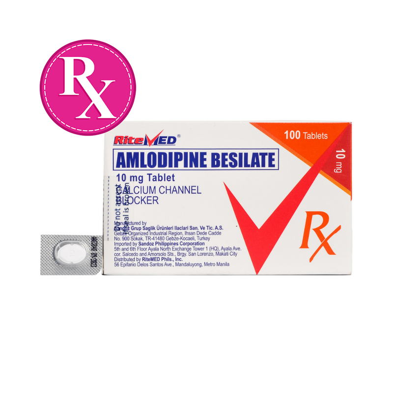 Ritemed Amlodipine 10mg Tablet 1 s Ritemed Amlodipine 10mg Tablet 1 s