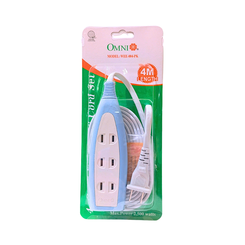 Omni WEE-004 Extension Cord Set 4M 250V