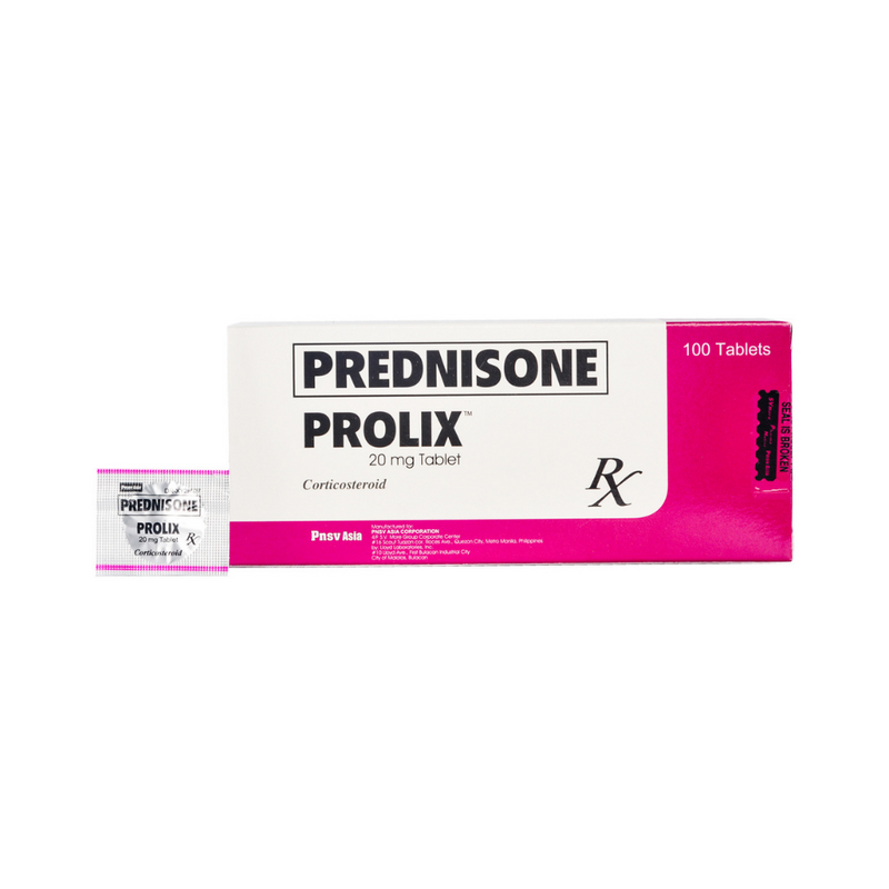 Prolix Prednisone 20mg Tablet 1's