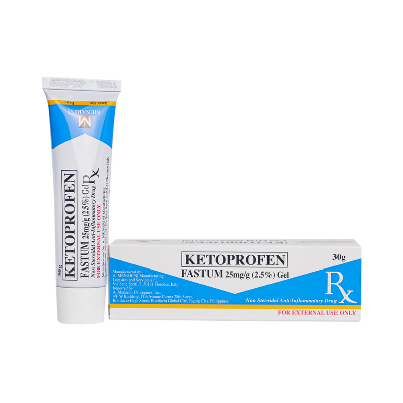 Fastum Ketoprofen 5mg/g 2.5% Gel 30g