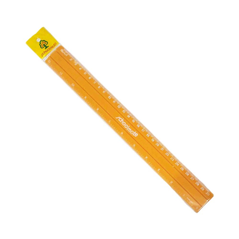 Schoolmate Colored Ruler 12in