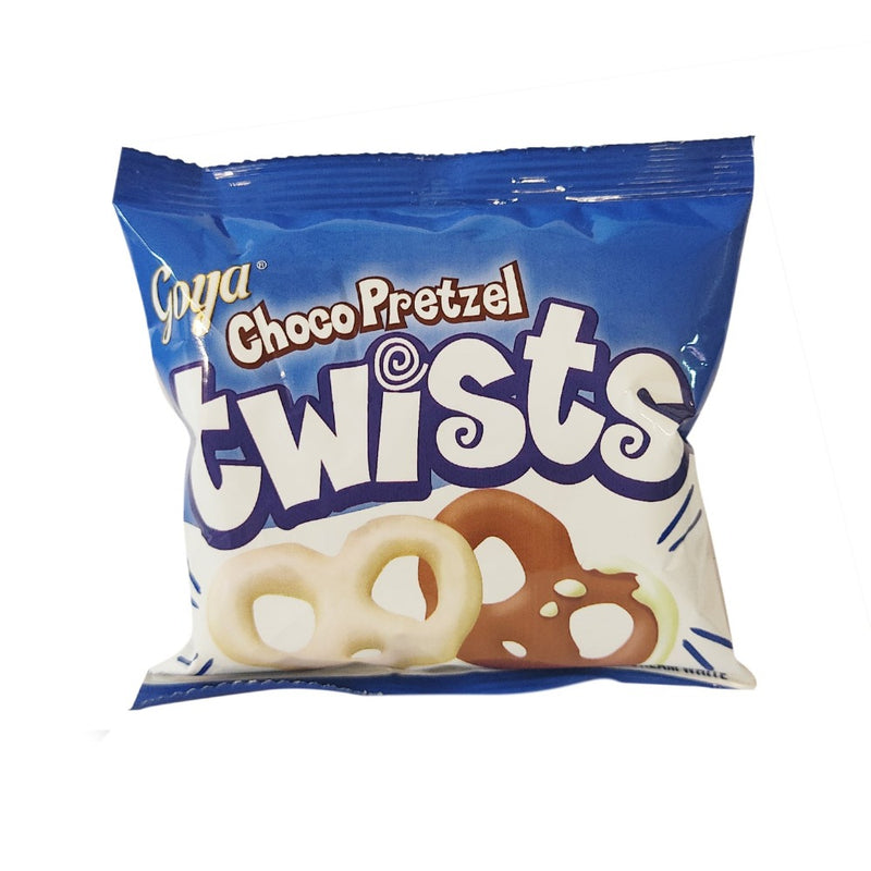 Goya Choco Pretzels Twists Cream White Chocolate 21g