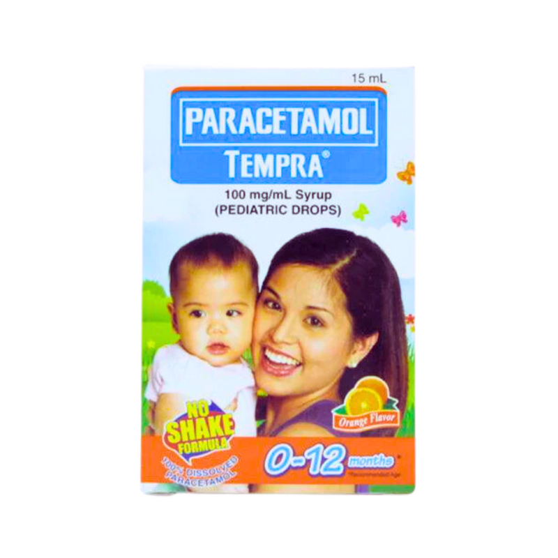 Tempra Paracetamol Orange 100mg Drops 15ml