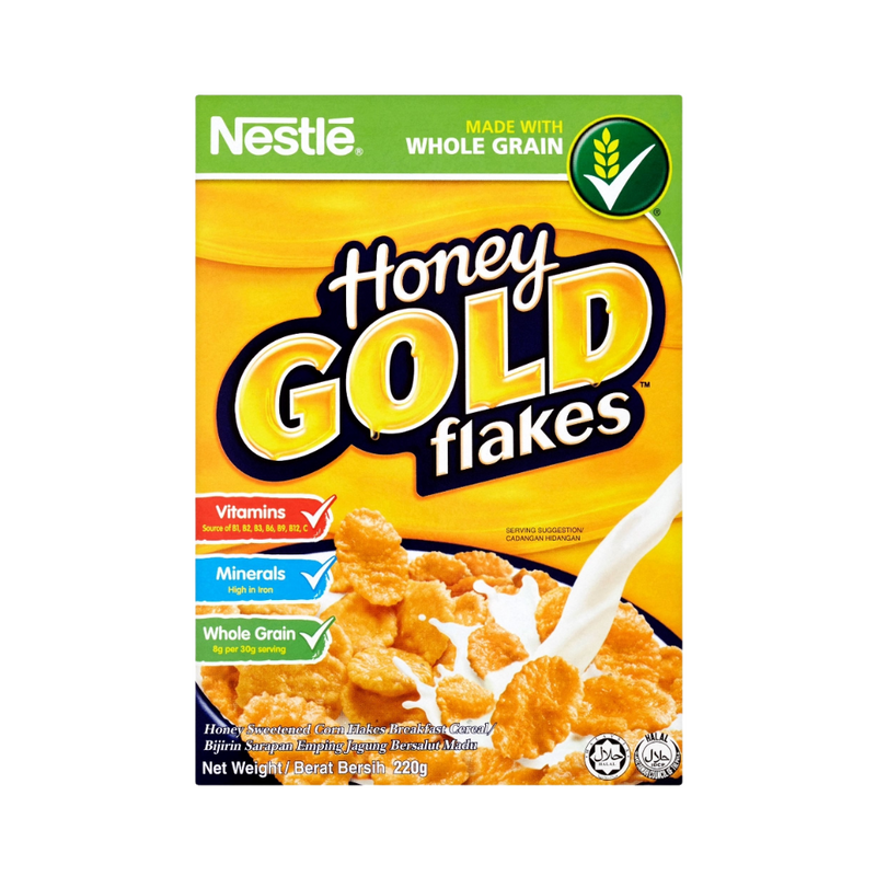 Nestle Gold Flakes Honey 220g