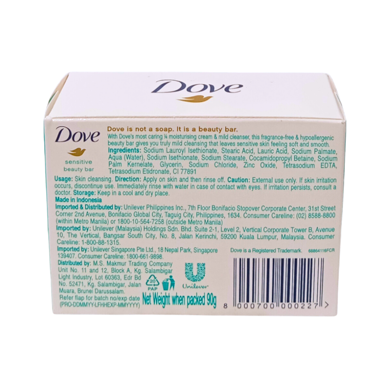 Dove Sensitive Beauty Bar 90g