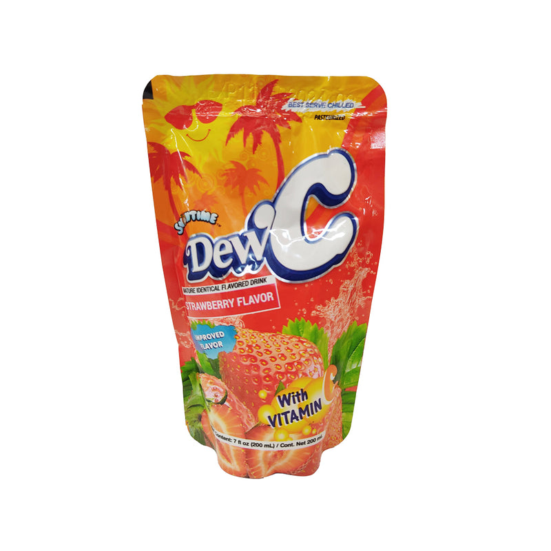 Snowtime Dew-C Juice Drink Strawberry 200ml