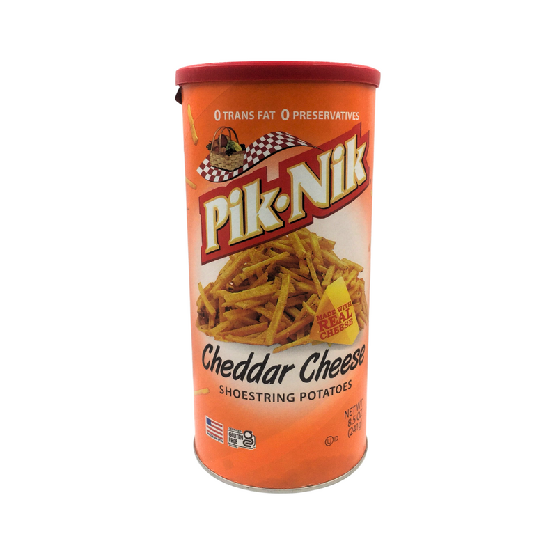 Pik-Nik Shoestring Potato Cheddar Cheese 241g (8.5oz)