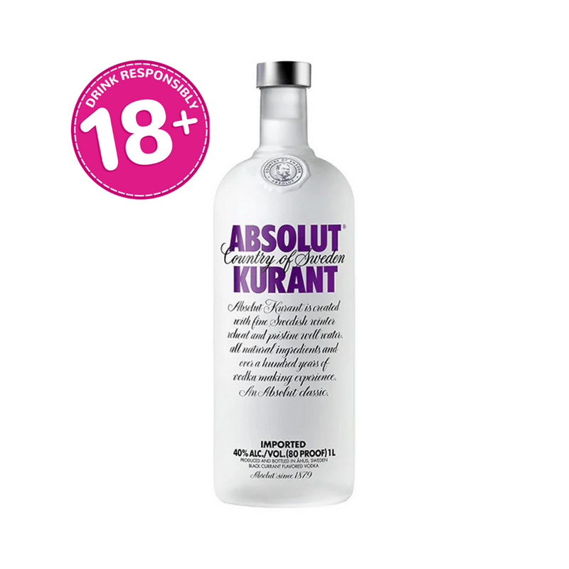 Absolut Vodka Kurant 1L