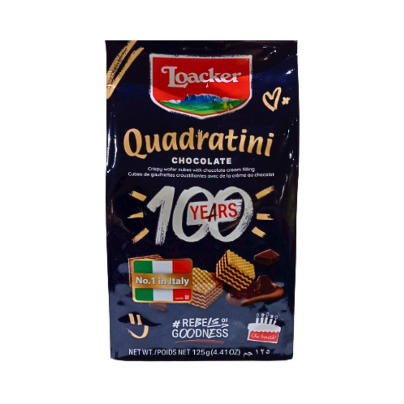 Loacker Wafer Quadratini Chocolate 125g