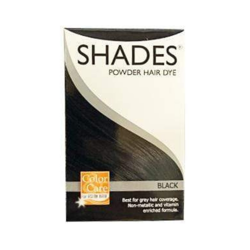 Shades By Kolours Powder Hair Dye Black 9g