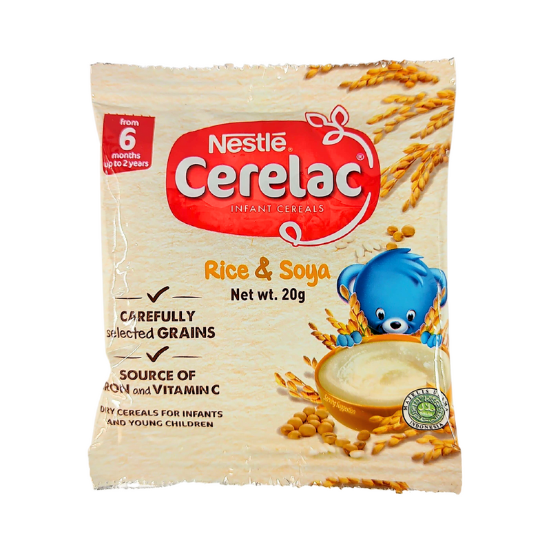 Nestle Cerelac Baby Food Rice And Soya 20g