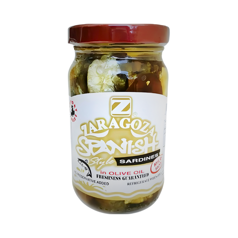 Zaragoza Sardines Spanish Style In Olive Oil Mild Hot 220g