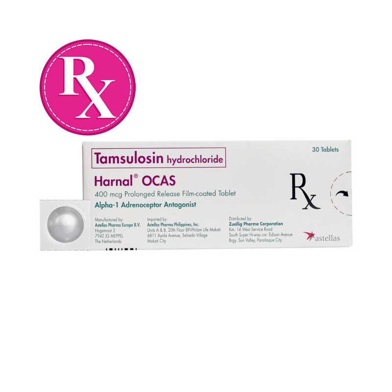 Harnal Ocas Tamsulosin Hydrochloride 400mcg Tablet By 1's