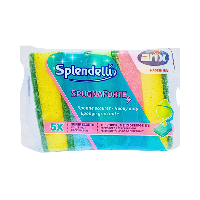 Arix Synthetic Colorful Sponge Scourer Large 5's