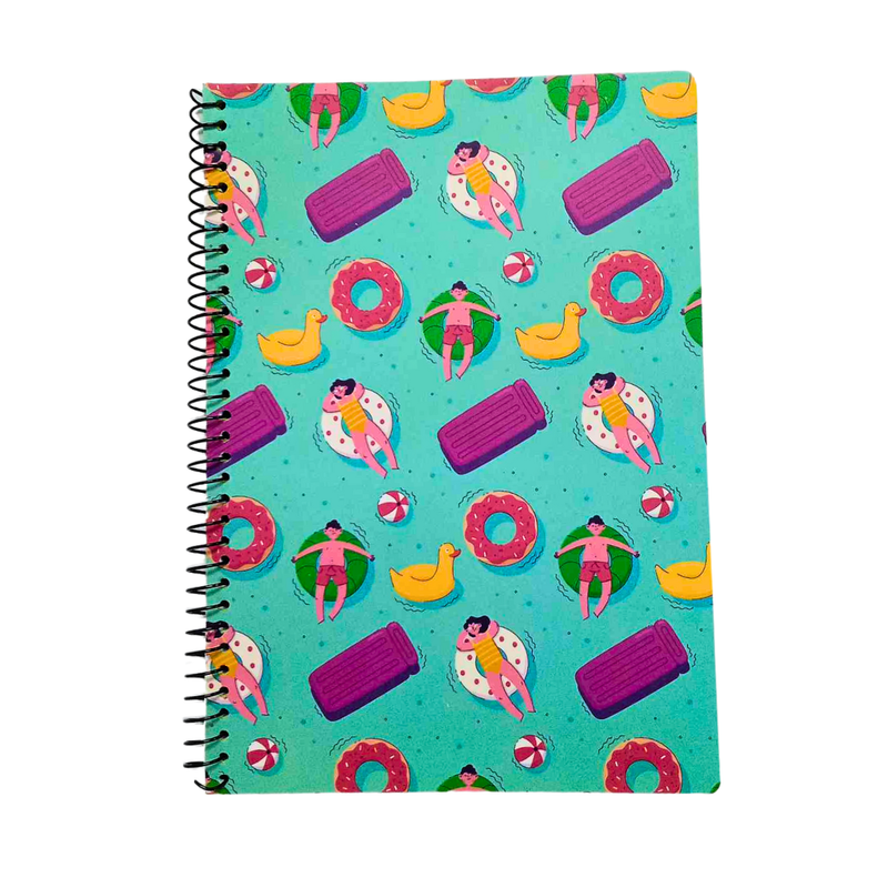 Spring Leaf Single Wire Spiral Notebook 685 80 Leaves