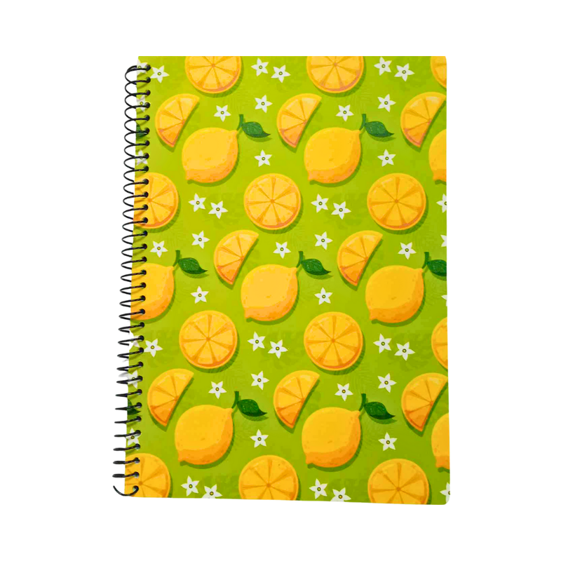 Spring Leaf Single Wire Spiral Notebook 685 80 Leaves