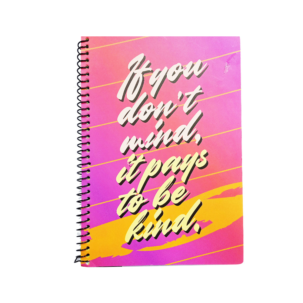 Spring Leaf 685 Single Wire Hand Book Notebook 80Leaves