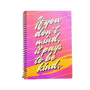 Spring Leaf 685 Single Wire Hand Book Notebook 80Leaves