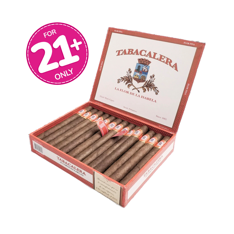 Tabacalera Cigarette Coronas Largas Standard Box 25