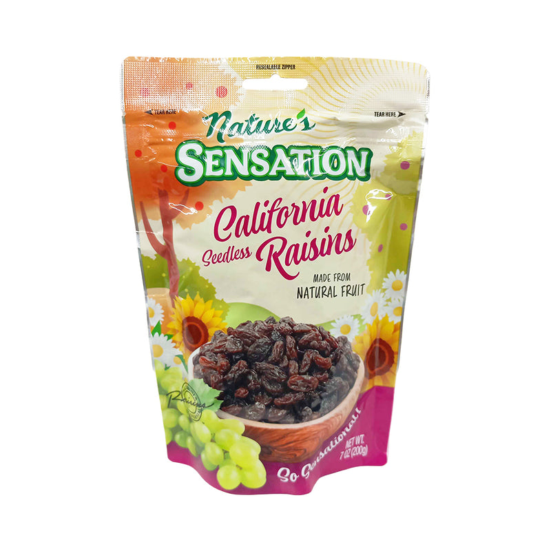 Nature's Sensation Autumn Fruit California Seedless Raisins 7oz (200g)