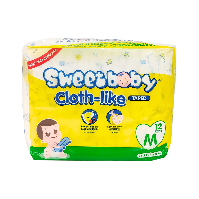 Sweet Baby Diapers Medium 12's