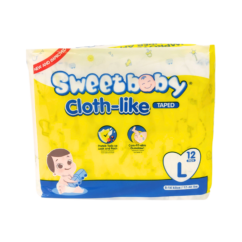 Sweet Baby Diapers Large 12's
