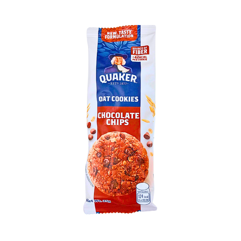 Quaker Oatmeal Cookies Chocolate Chips 25g