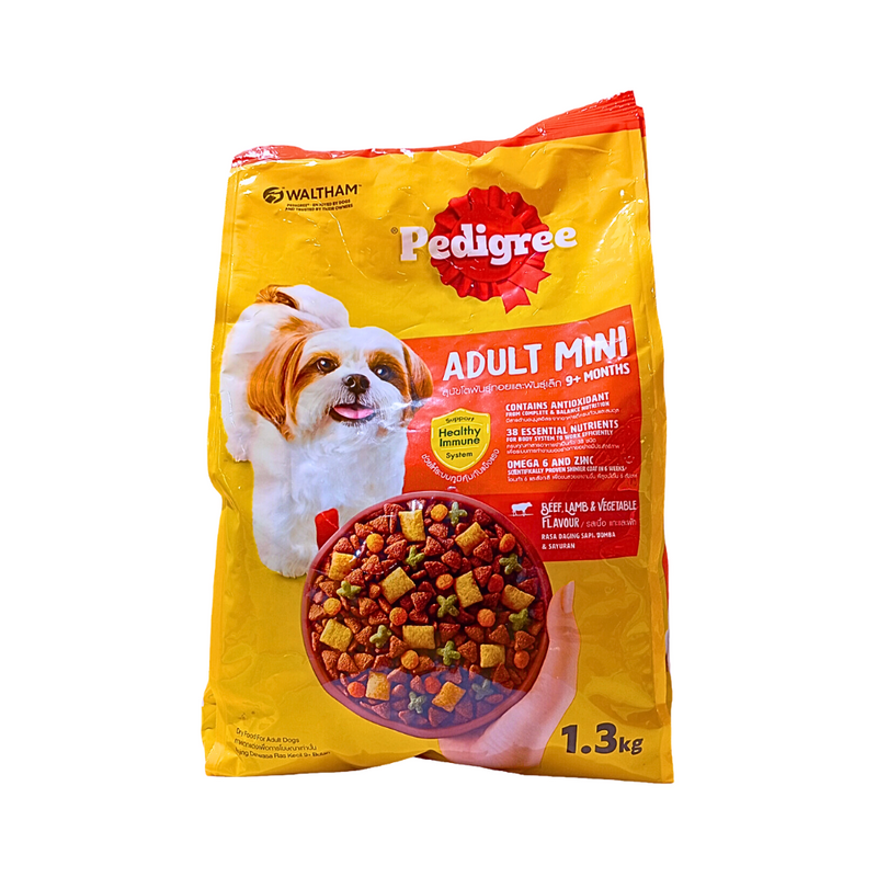 Pedigree Adult Mini Beef and Vegetables 1.3kg