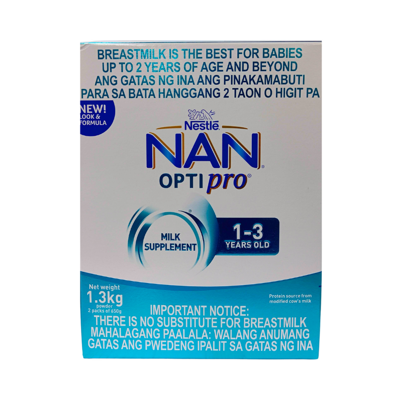 Nan Optipro Three Milk Supplement 1-3 Years Old 1.3kg