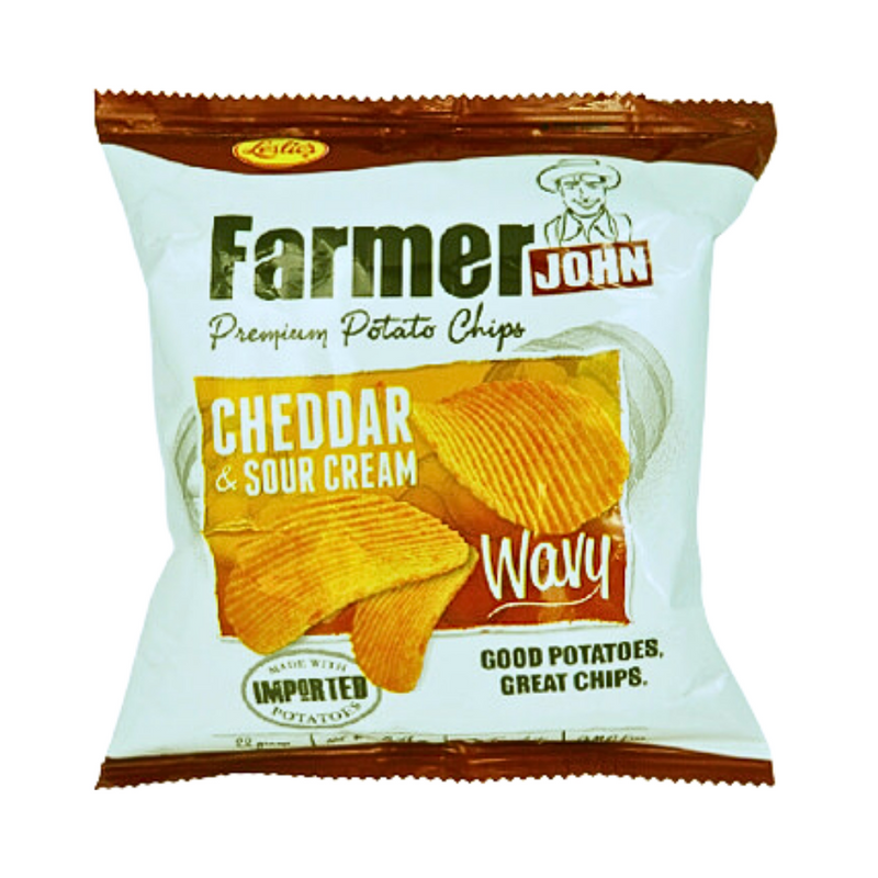Farmer John Potato Chips Cheddar n' Sour Cream 22g